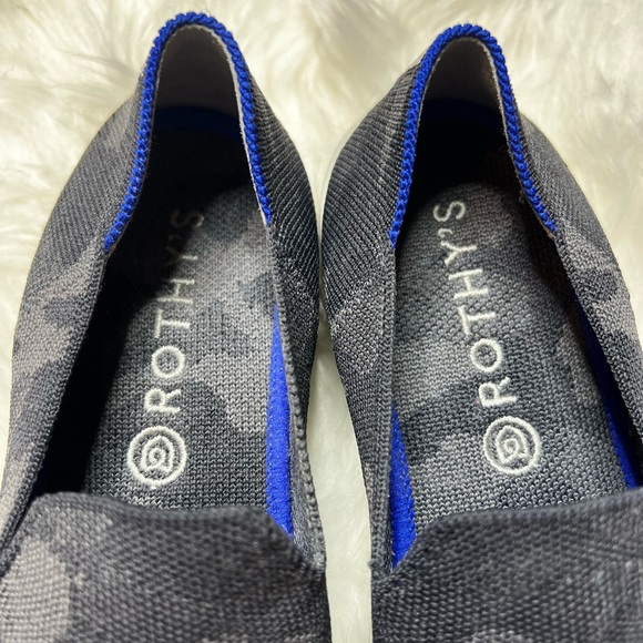 Rothy’s | The Original Slip-On | Grey Camo | Size 8 - Picture 2 of 5